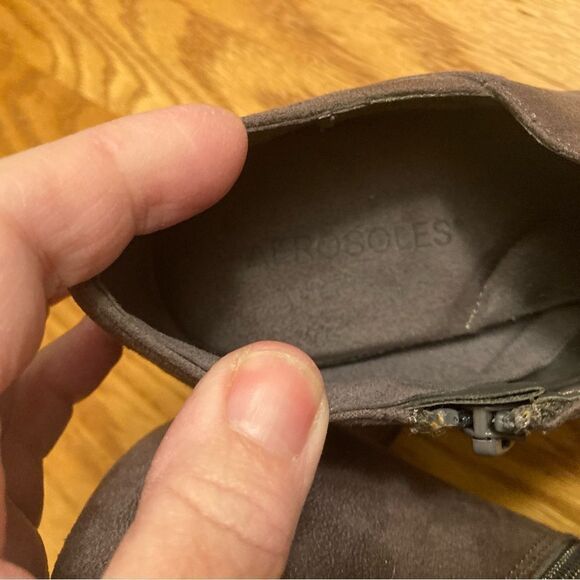 Aerosoles Suede Short boot Pumps - Picture 8 of 9